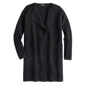 Women’s J.Crew Cozy Knit Cardigan/Jacket Size M NWOT Black